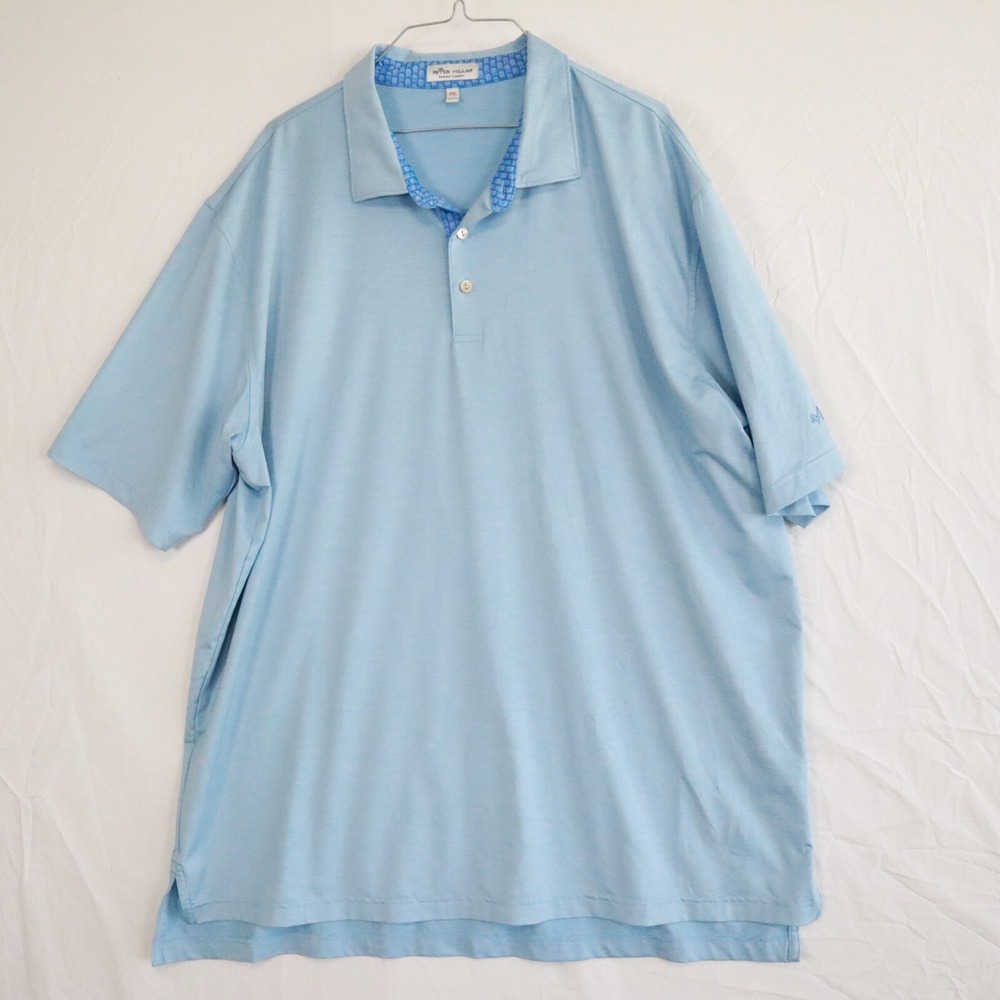 Peter Millar Polo Shirt Mens 2XL XXL Summer‎ Comfort Golf Short Sleeve Alliant